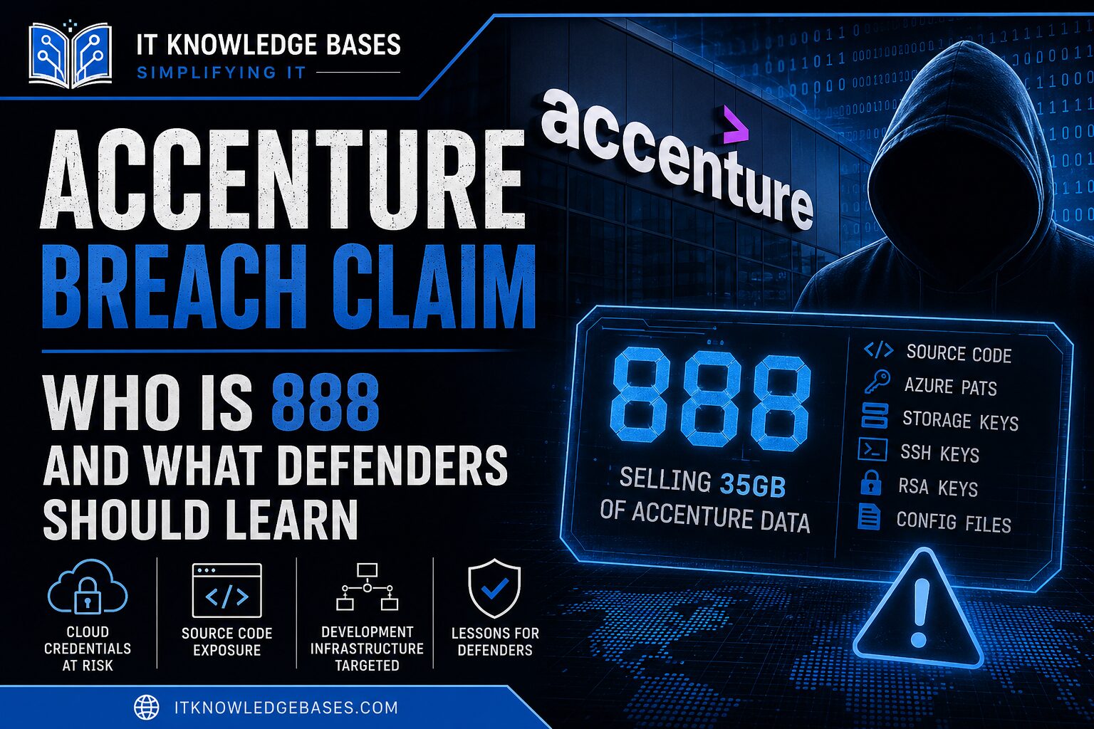 Accenture Breach Claim: What We Know About 888, What Is Still Theory, and What Defenders Should Learn