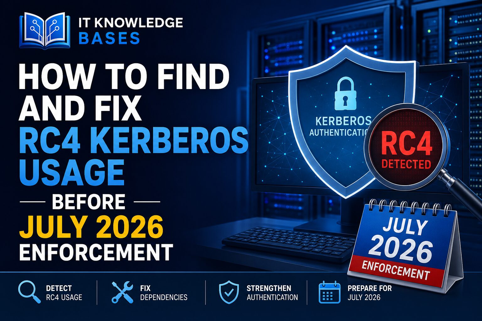 How to Find and Fix RC4 Kerberos Usage Before July 2026 EnforcementS